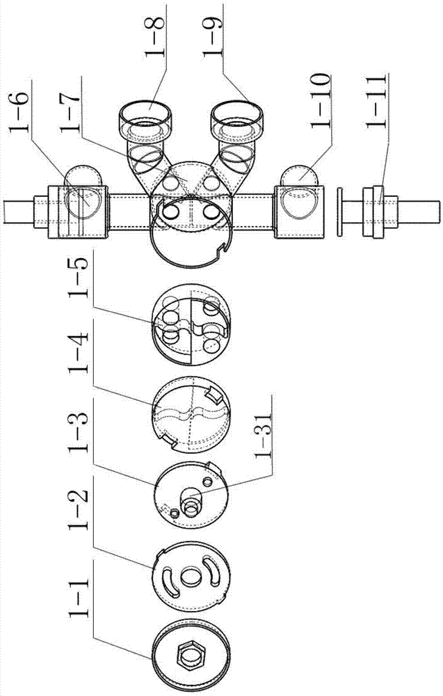 Bathing system with dual-linkage thermostatic valve