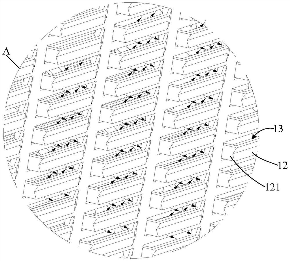 Air outlet structure, air conditioner indoor unit and air conditioner