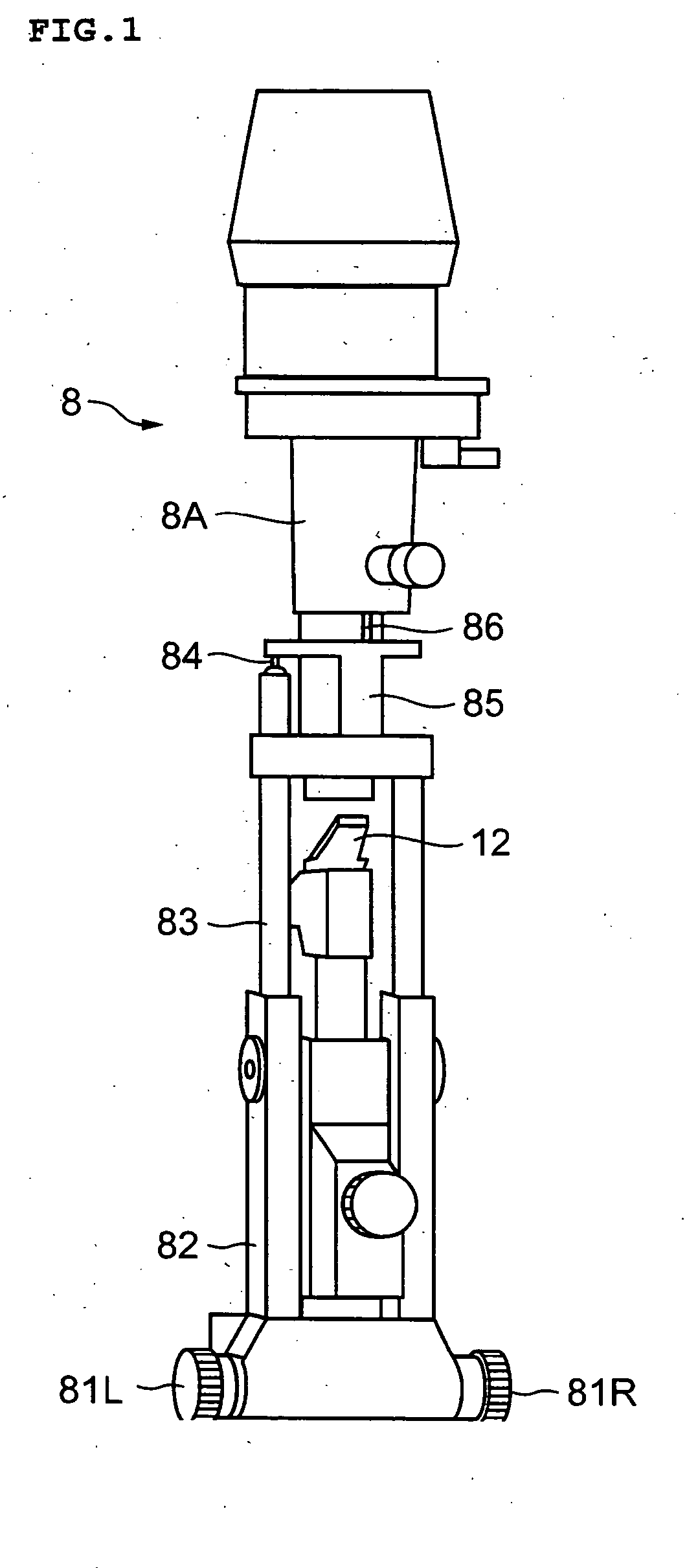 Slit lamp microscope