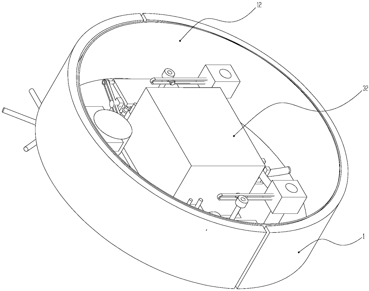 Sweeping robot and charging base for sweeping robot