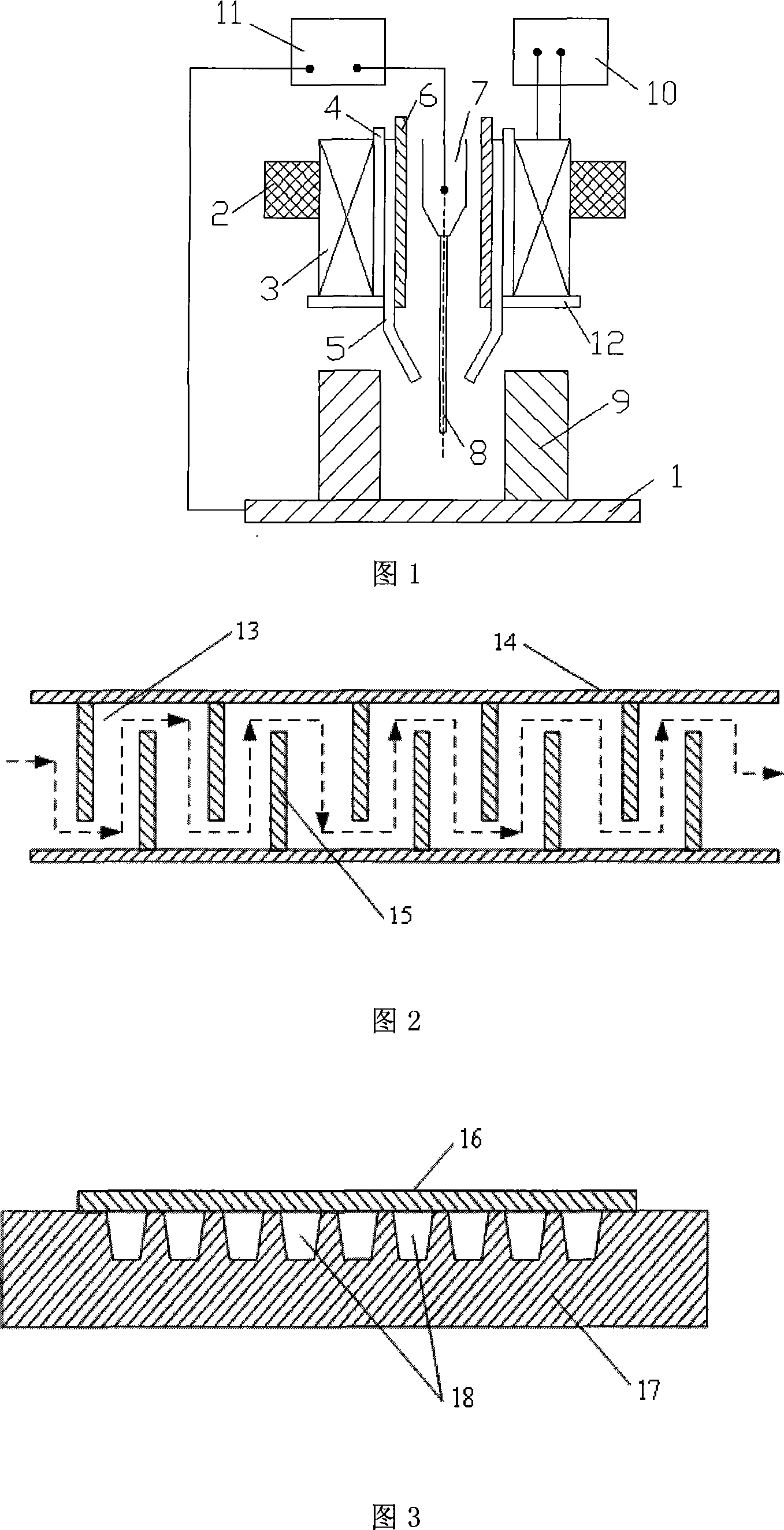 Moderate and high strength large-thickness component narrow gap or ultra-narrow gap magnetic control jet molten welding method