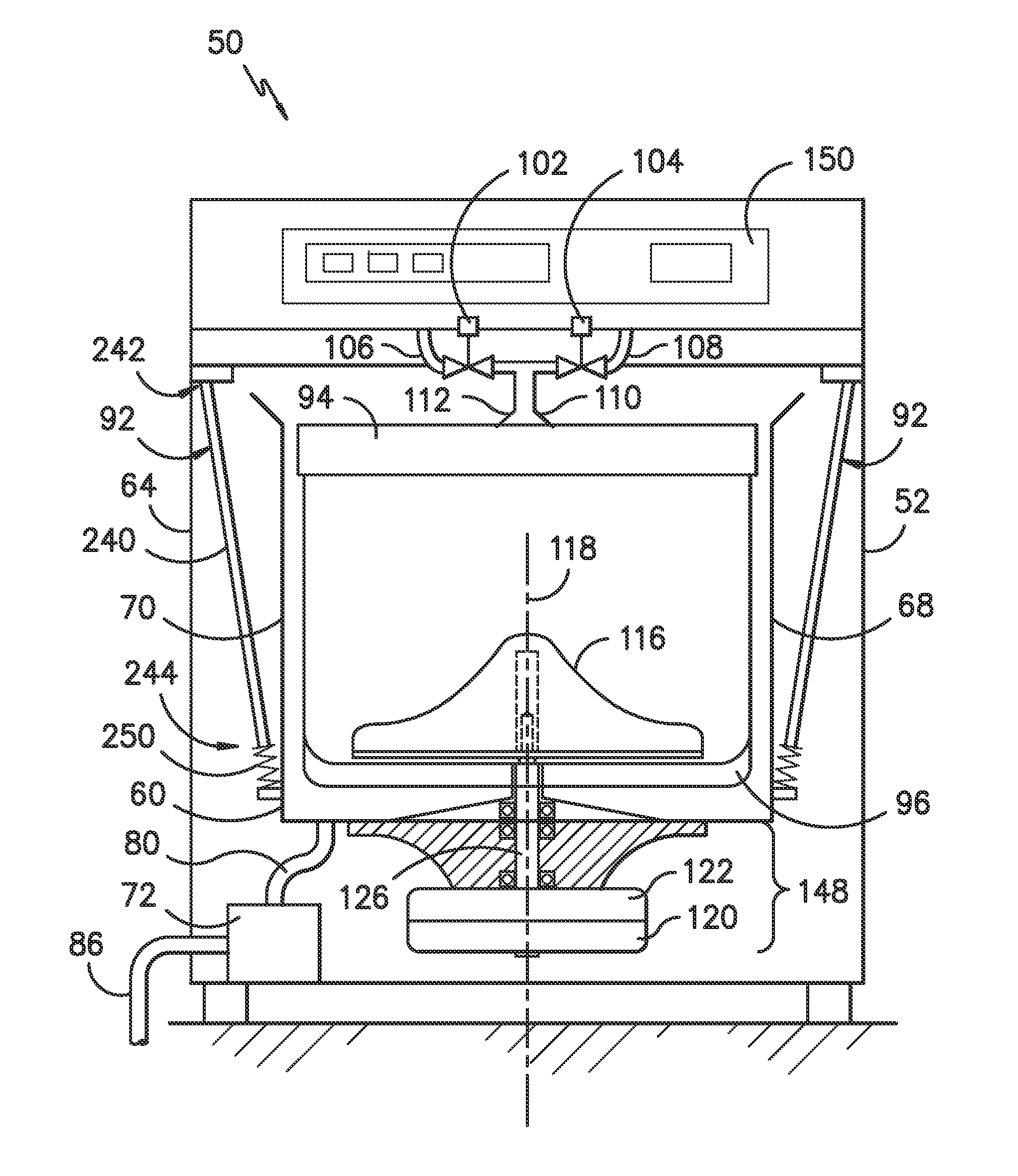 Washing machine appliance and suspension assembly for same