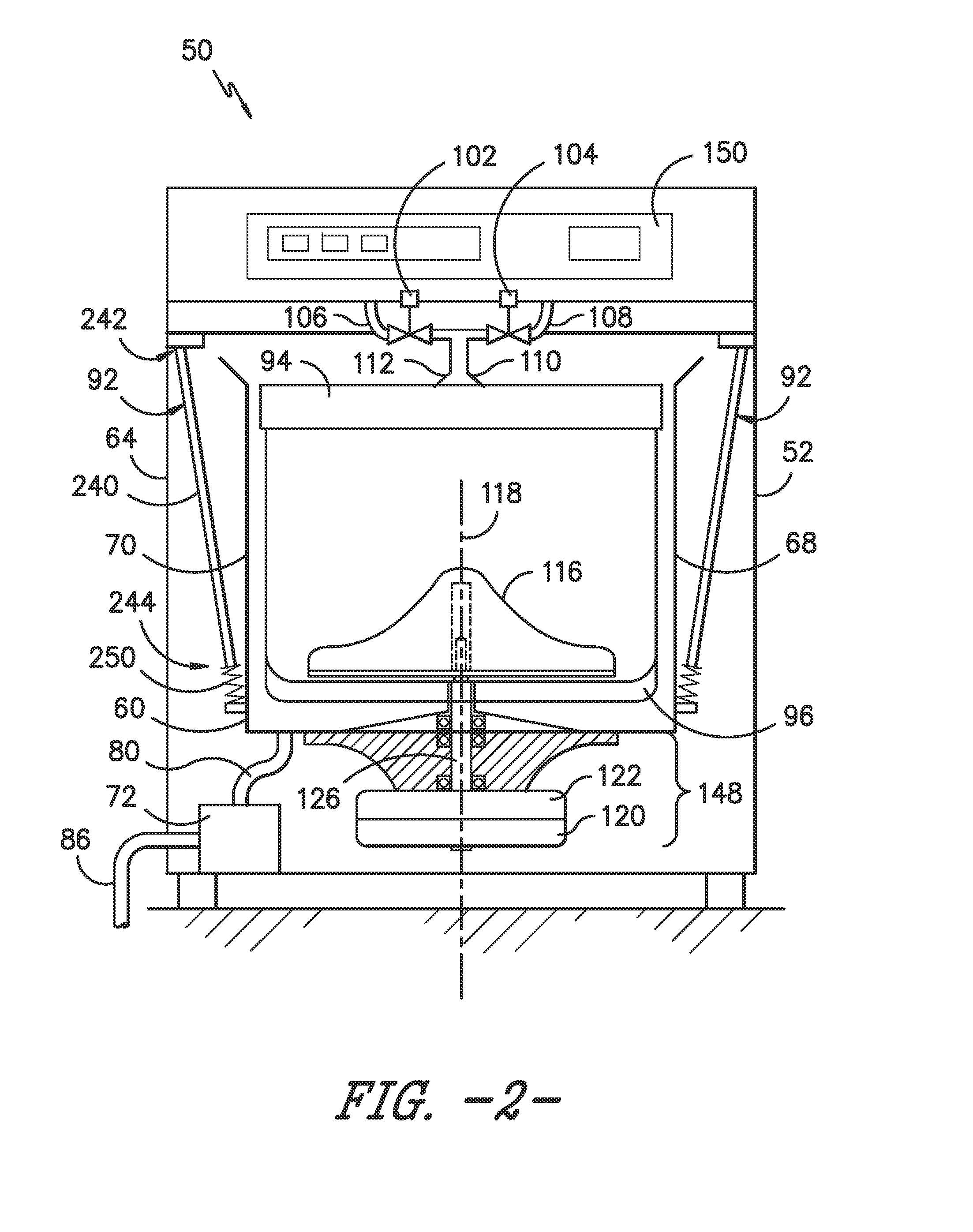 Washing machine appliance and suspension assembly for same