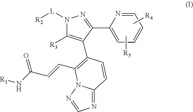 Benzotriazole-derived alpha and beta-unsaturated amide compound used as tgf-beta ri inhibitor