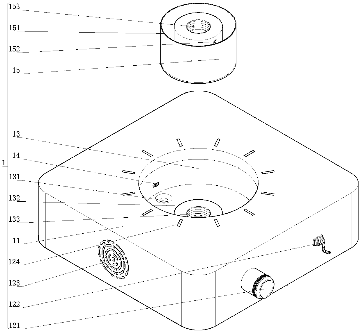 Stereoscopic strawberry planting device and planting method thereof