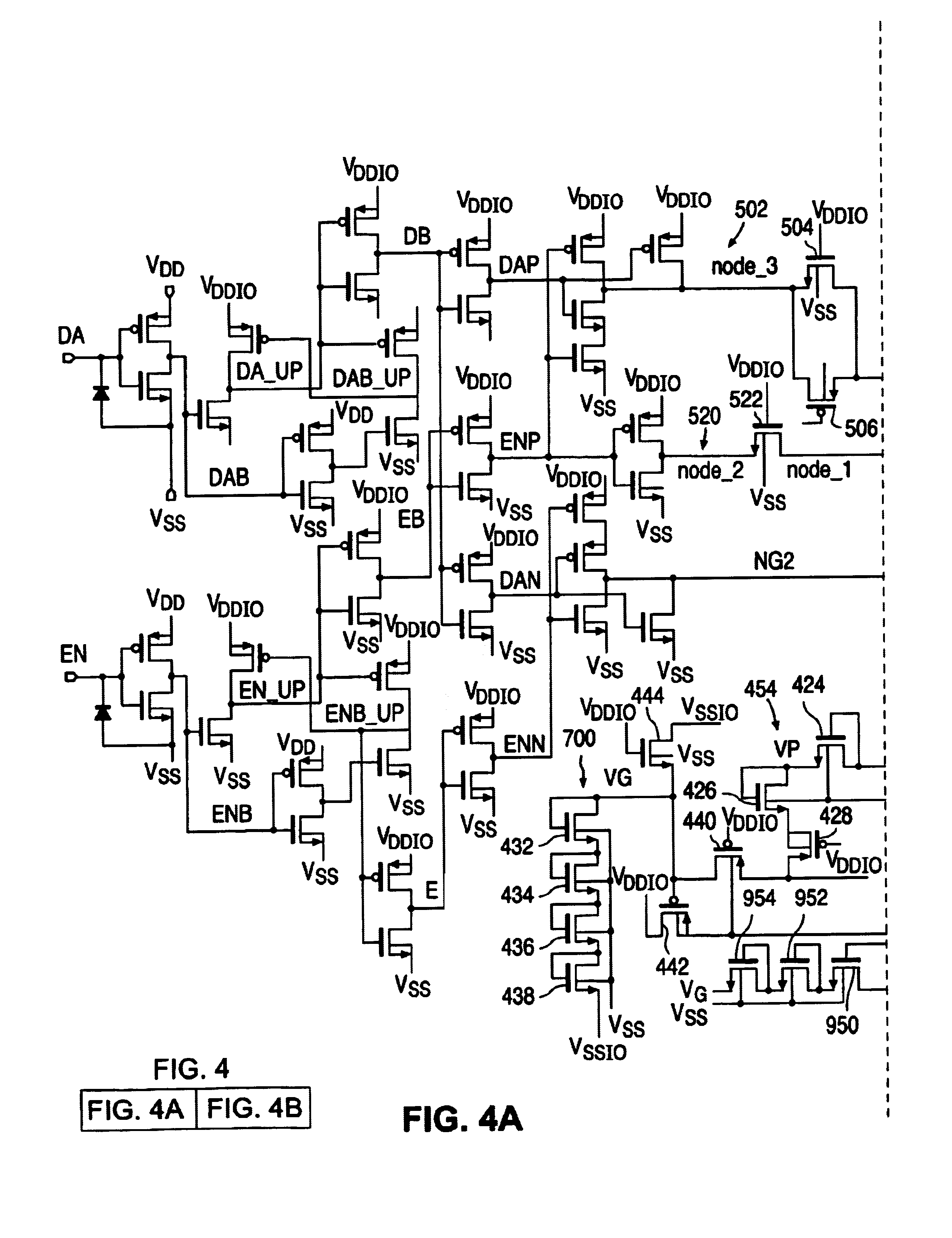 Back-drive circuit protection for I/O cells using CMOS process