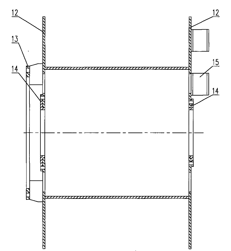 Underwater suspension type mooring winch