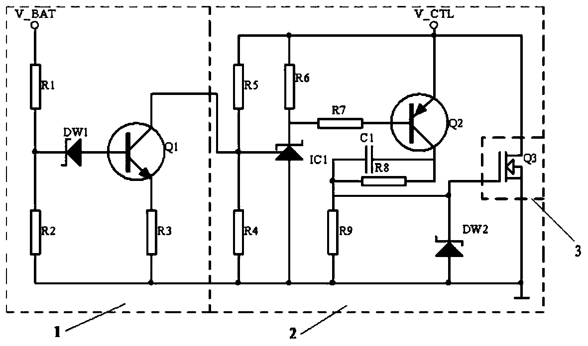 Push-pull switching power clamping circuit