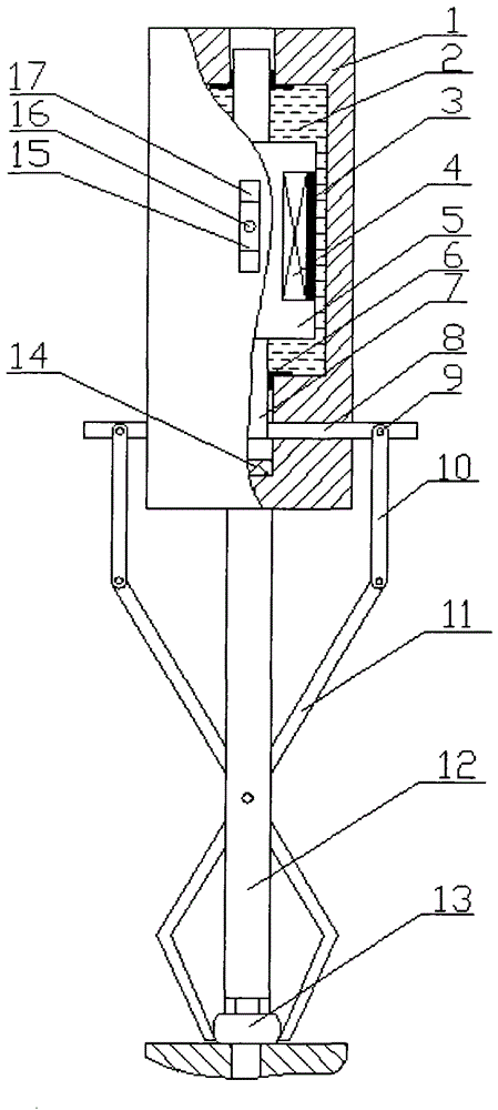 Hexagonal screwdriver with positioning and anti-slip function based on magnetorheological effect