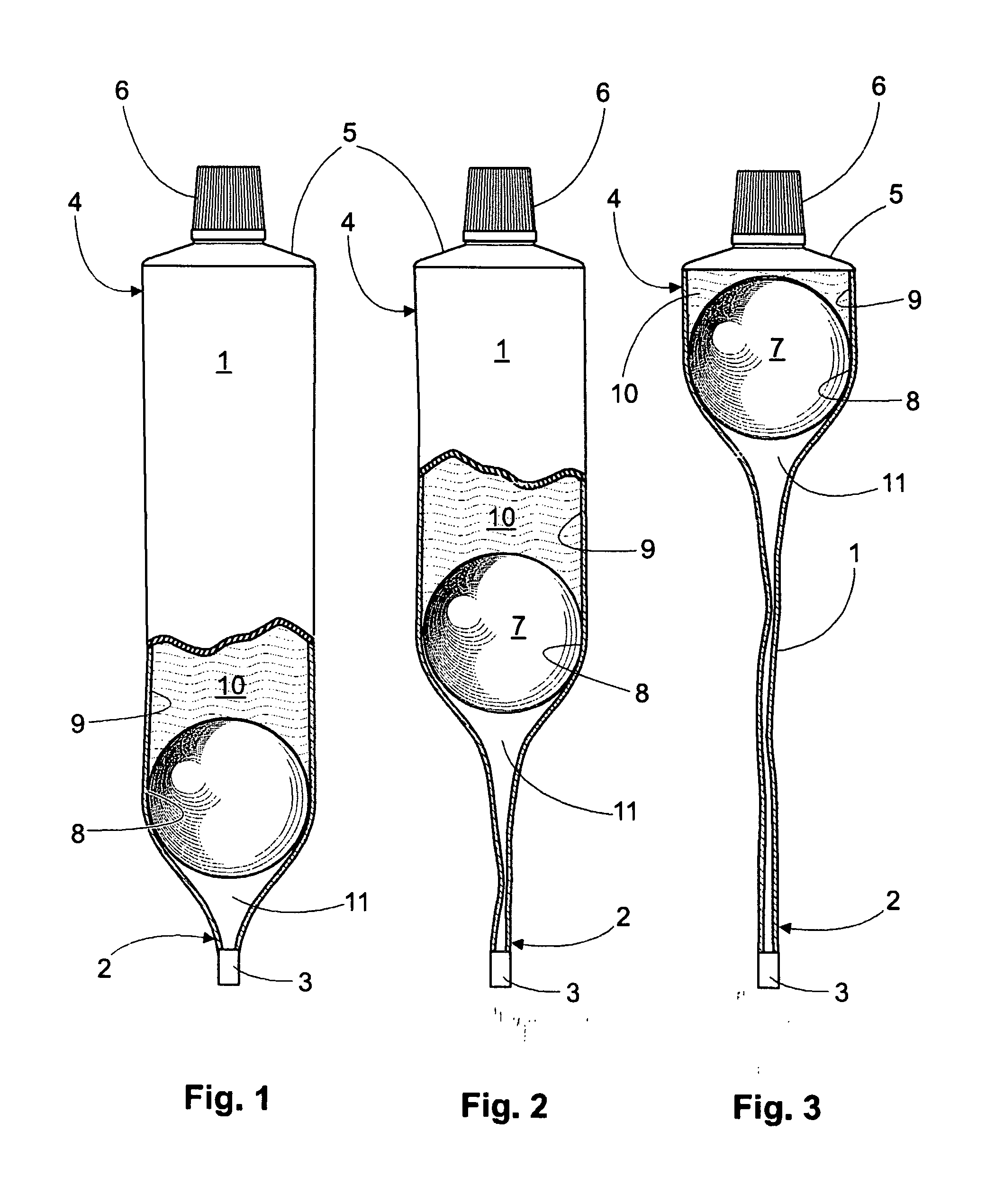 Collapsible tube for containing and dispensing paste