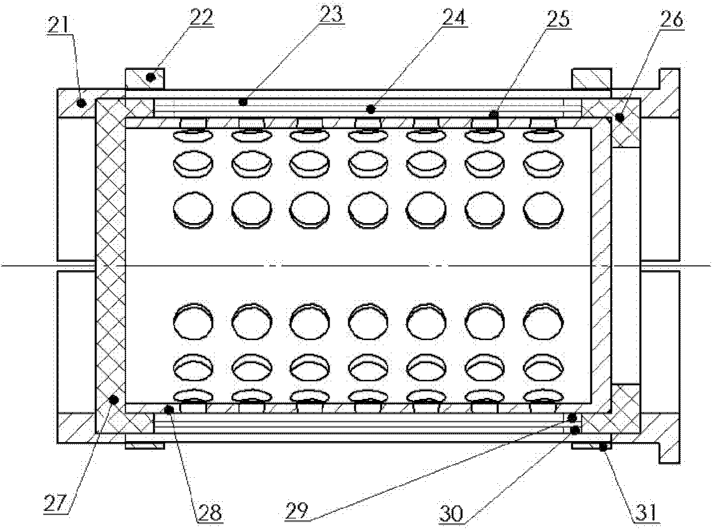 Array tube type auto-respiration direct methanol fuel battery system