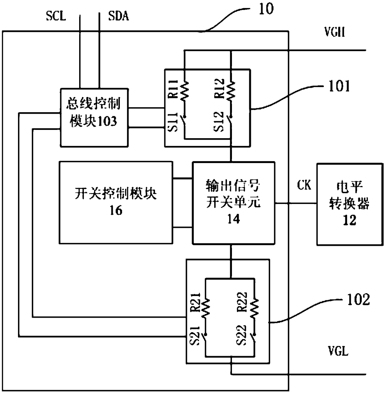 Output signal control circuit and method