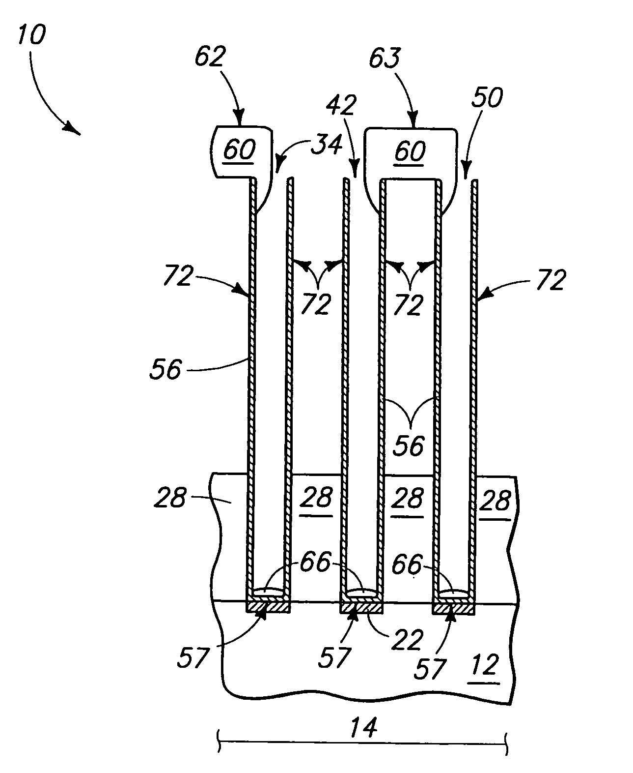 Methods of forming a plurality of capacitors