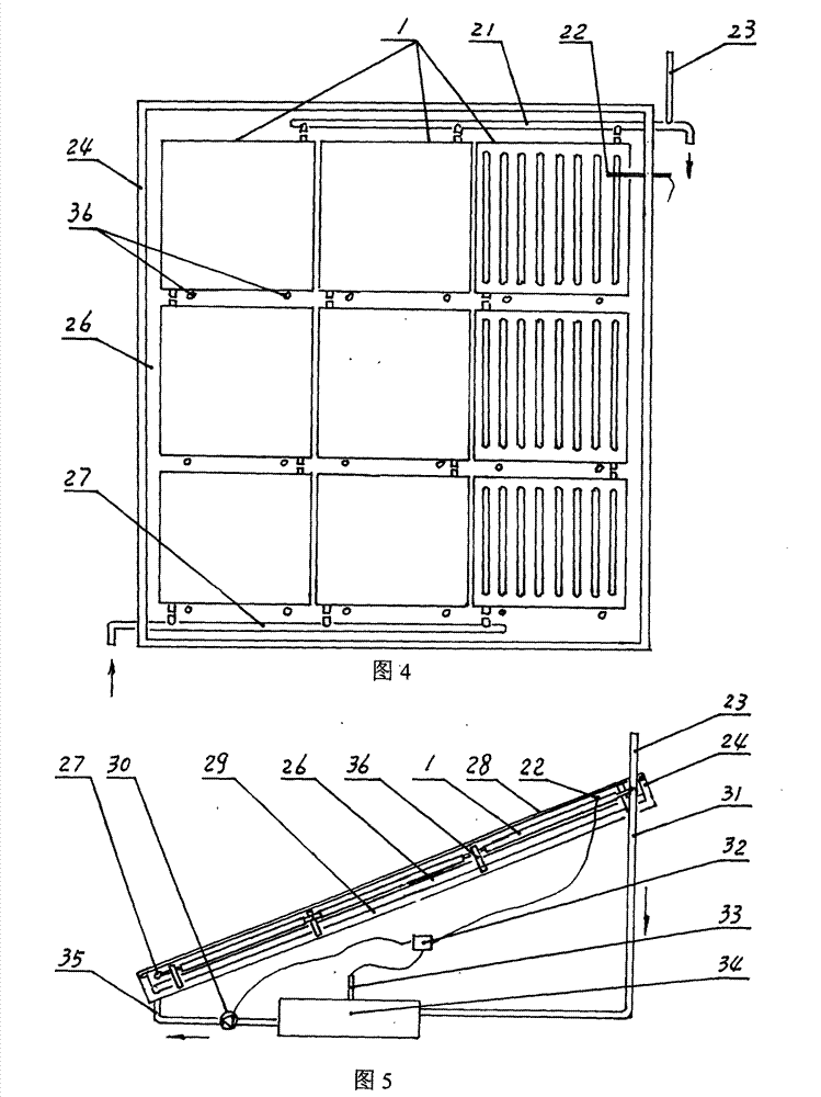 Anchor-pile-structured solar system fully utilizing lighting surface and ceramic solar panel thereof