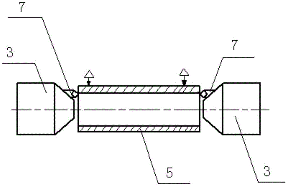 A processing technology for processing cylinder blank of hydraulic cylinder