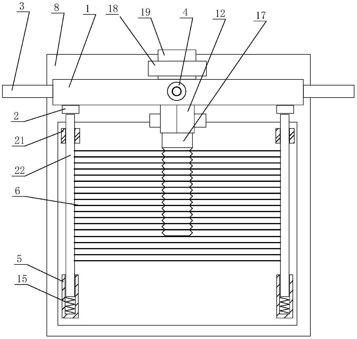 Bolt damage-free environment-friendly clearing device