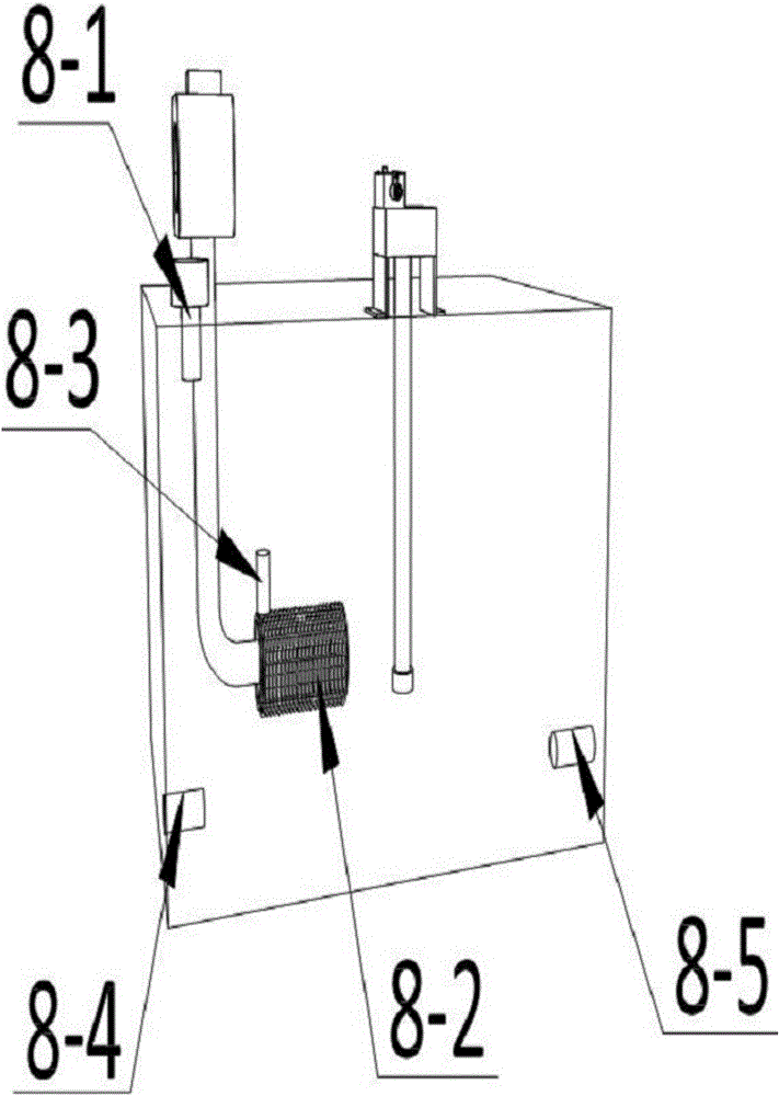 Supply hydraulic station device for carbon tetrachloride treatment and operating method thereof