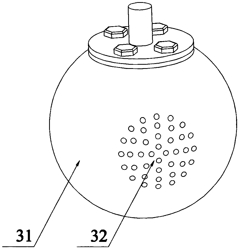 A regulating ball valve