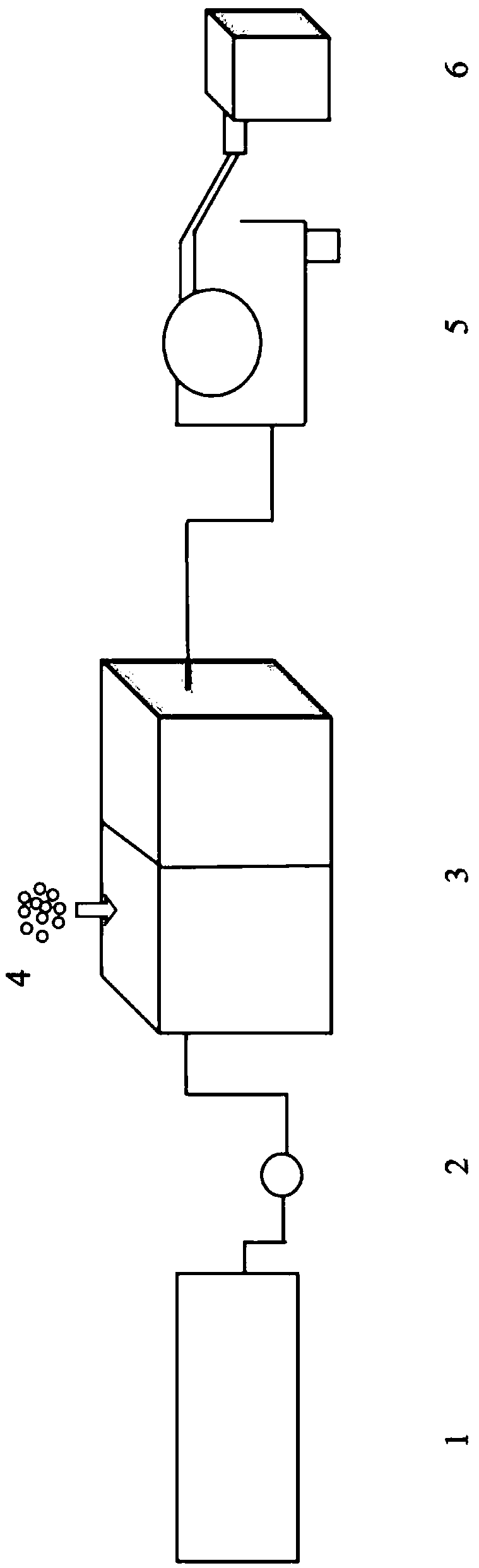 Method for harvesting oil-producing microalgae in urban sewage culture system on large scale by using magnetic particles
