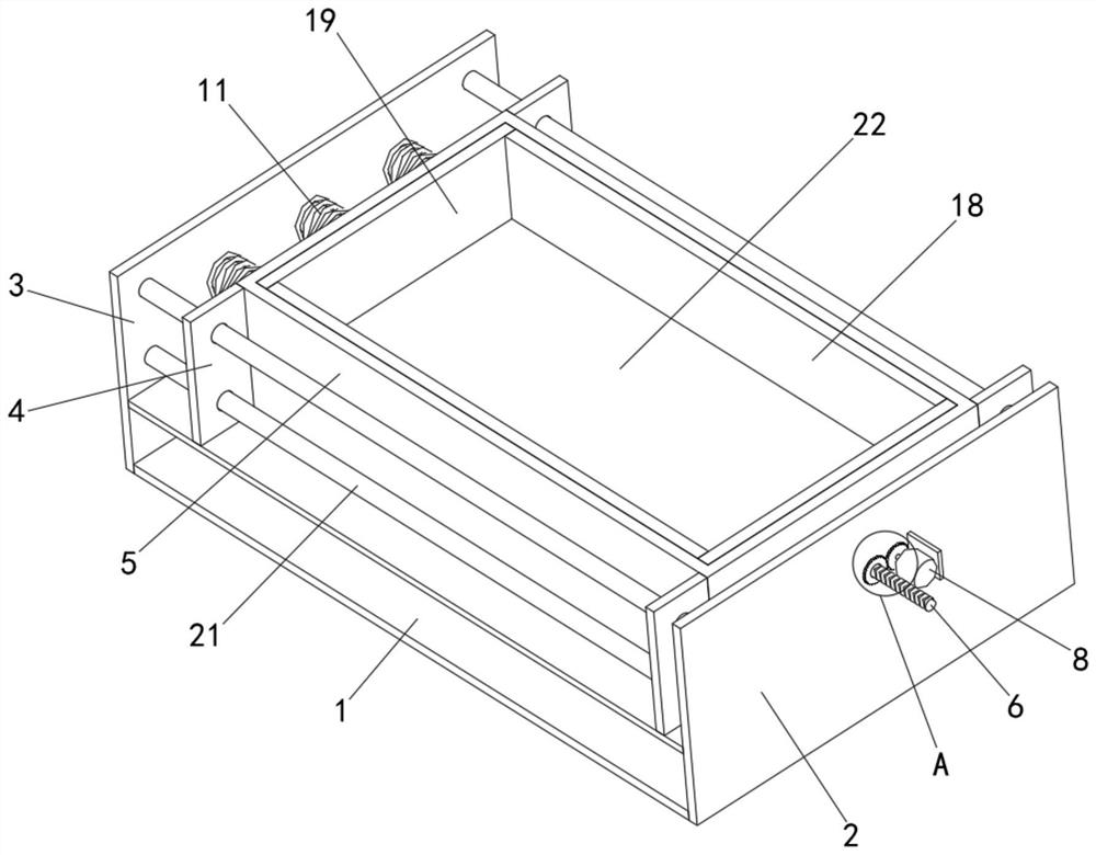 A production and processing device for building prefabricated components