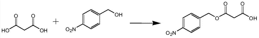 Method for enzymatic synthesis of mono-4-nitrobenzyl malonate