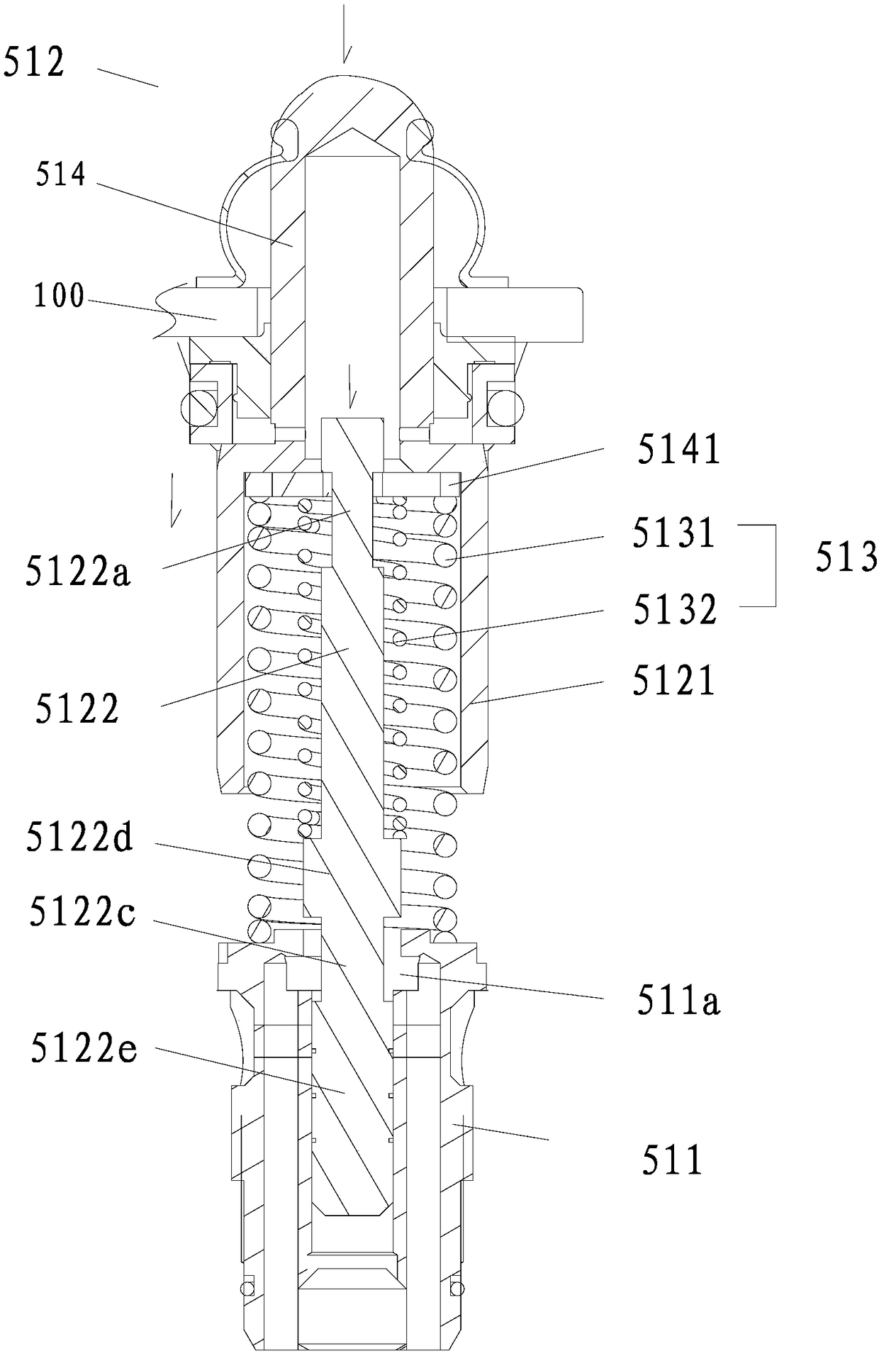 Accelerator and travel control combination valve assembly