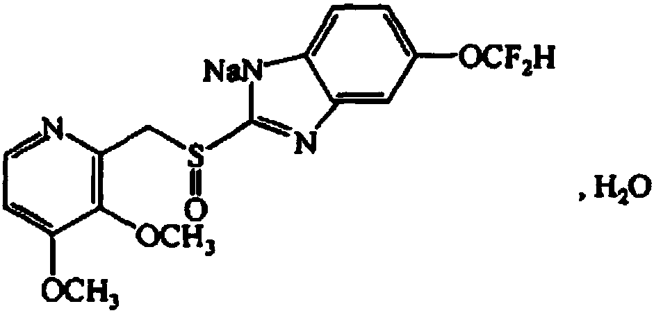 Pantoprazole sodium and preparation method thereof