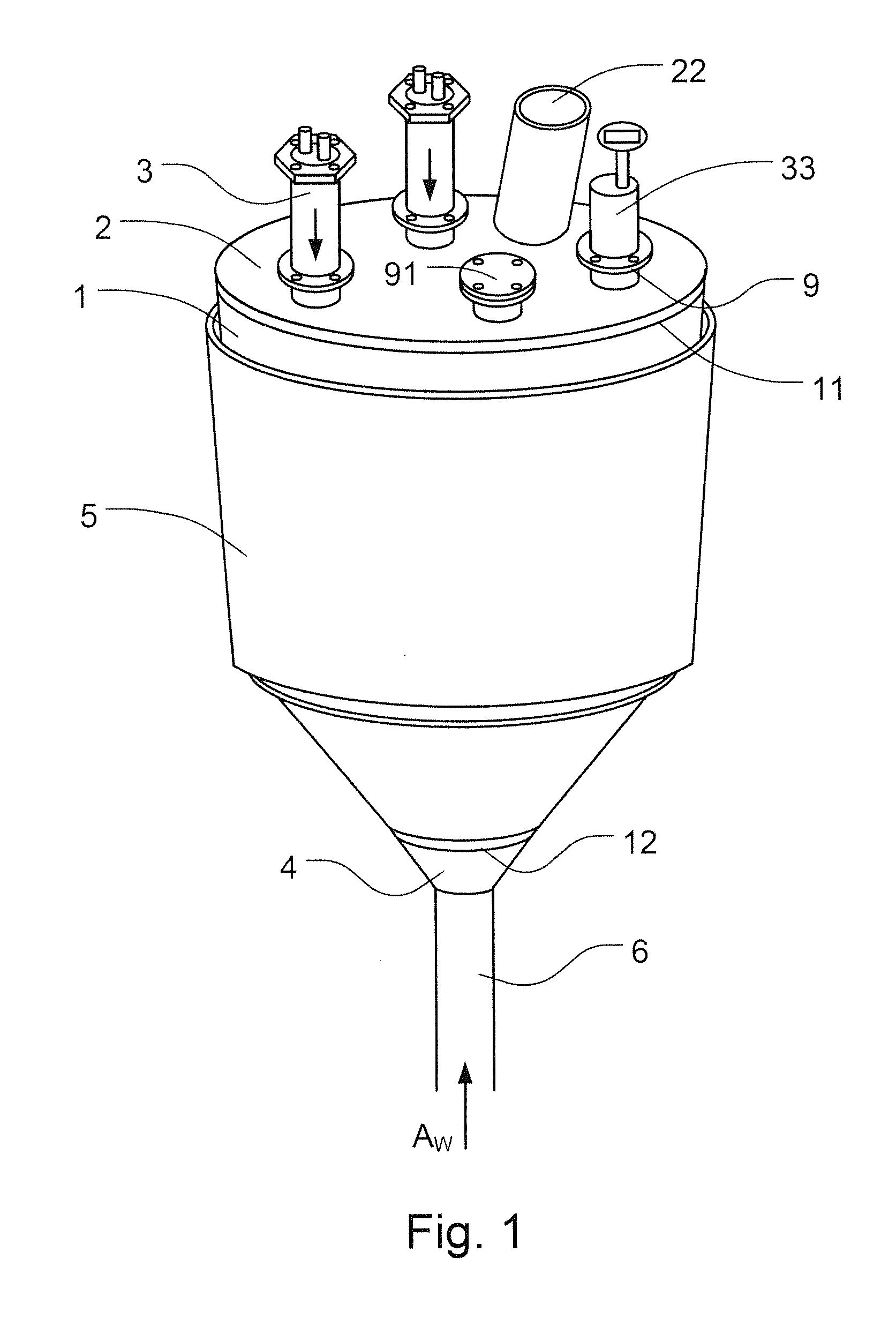 Hybrid heating apparatus applicable to the moving granular bed filter