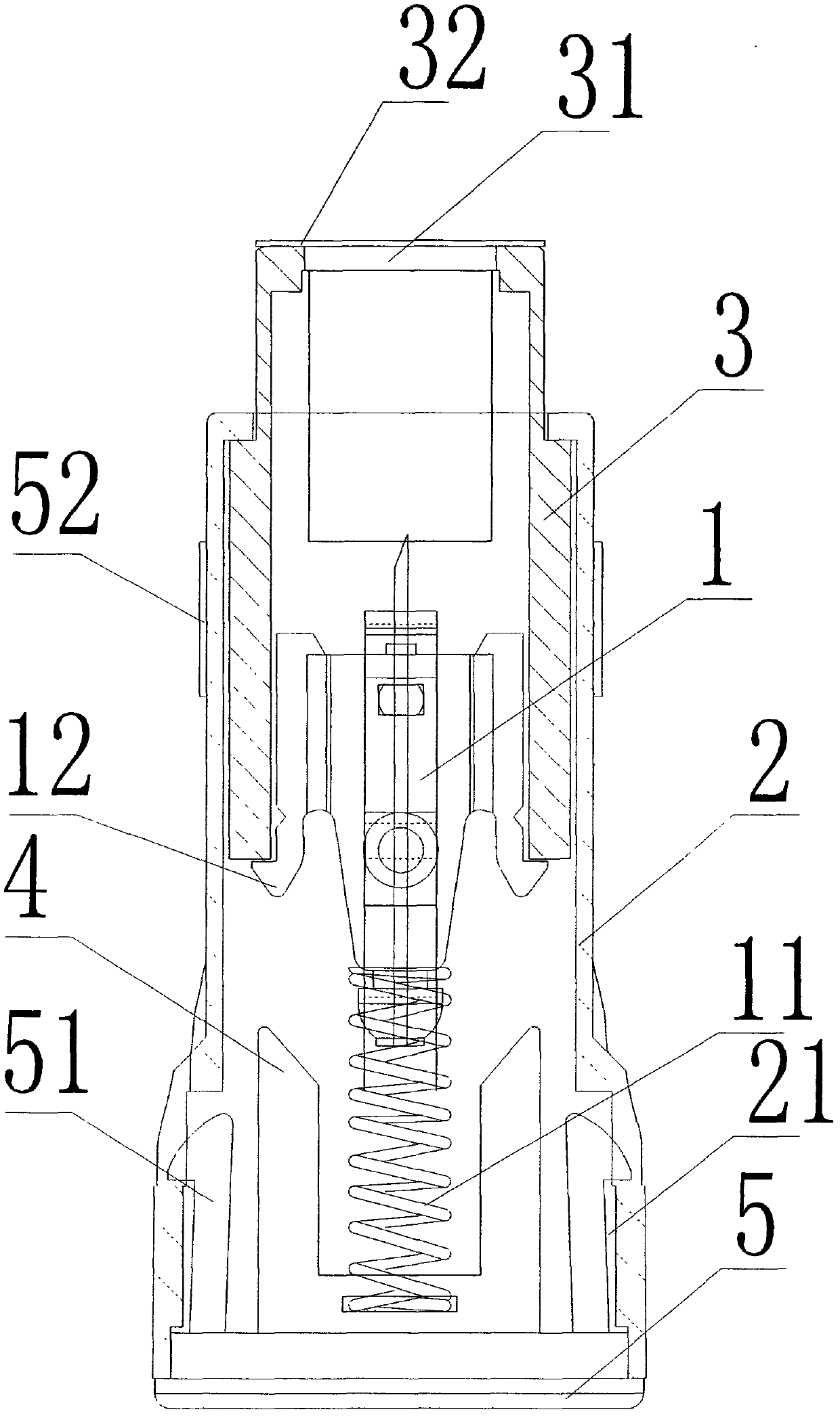 Disposable blood sampling device with pre-coded two-dimensional barcodes