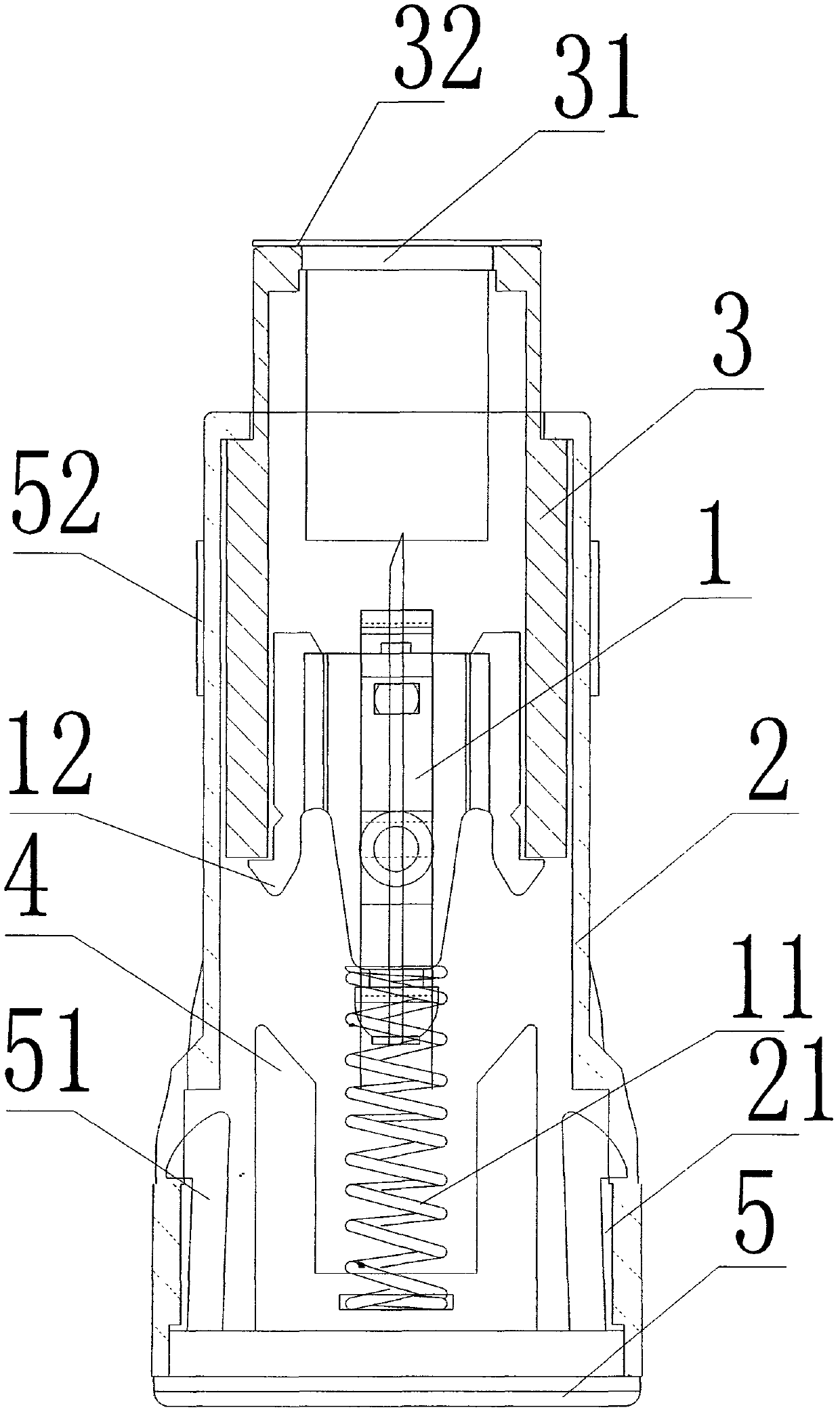 Disposable blood sampling device with pre-coded two-dimensional barcodes