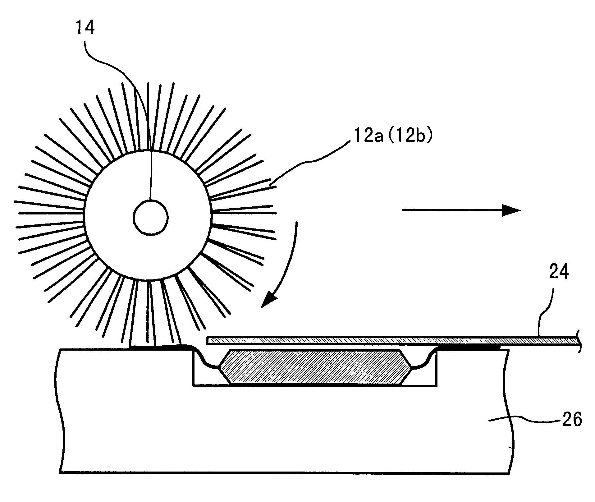 Apparatus for polishing leads of a semiconductor package