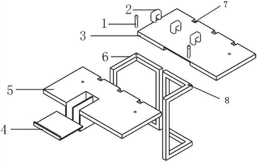 Multifunctional office table and combination method