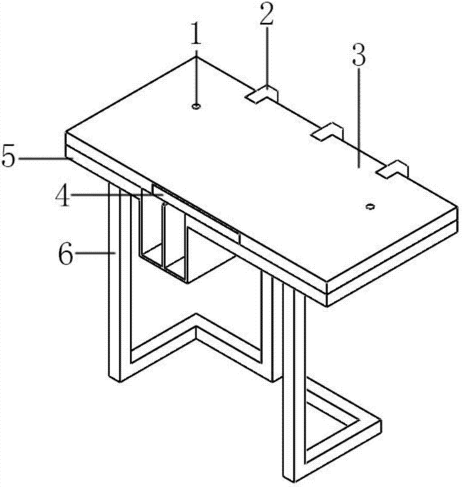 Multifunctional office table and combination method