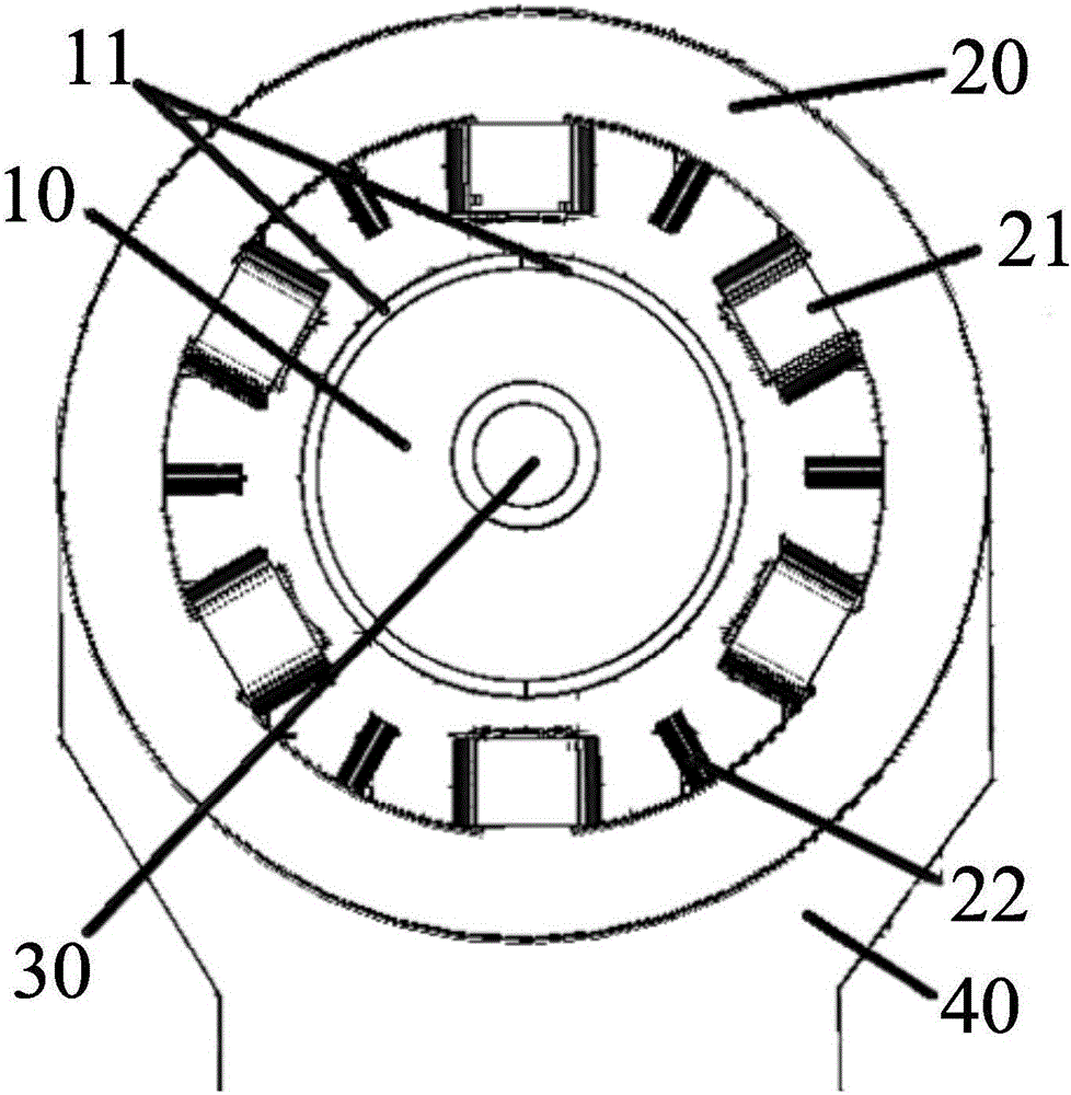 Magnetic bearing, supporting device and motor assembly
