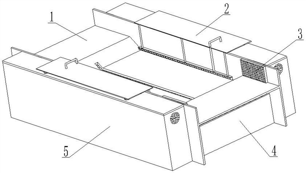 Vehicle exit spraying decontamination device for building construction site