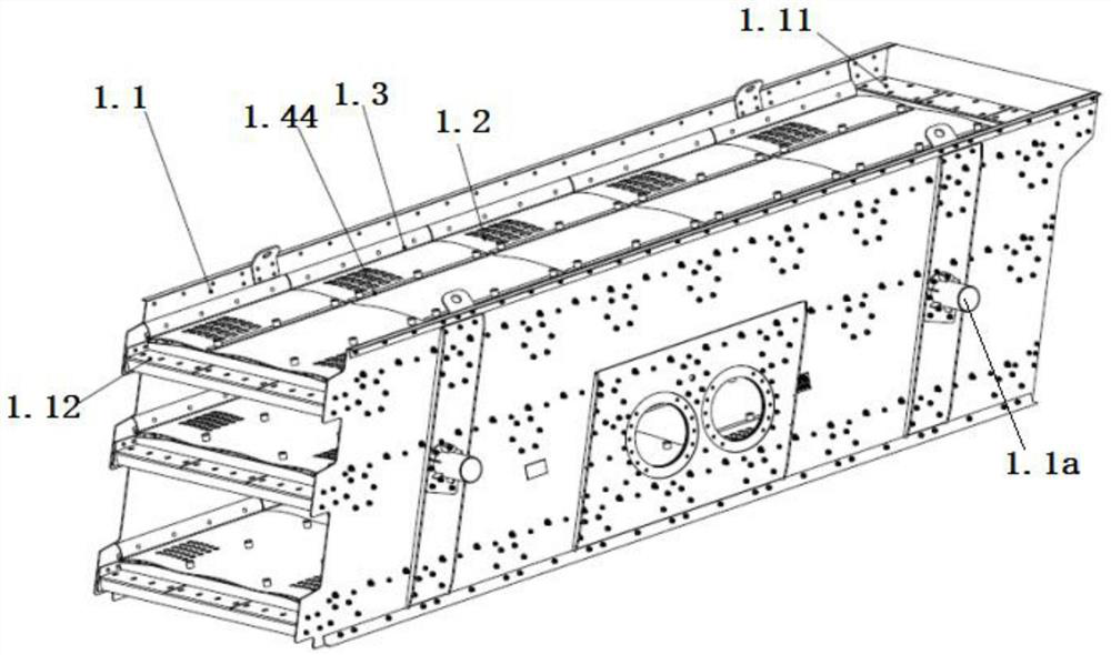 Forced synchronization circular vibrating screen device