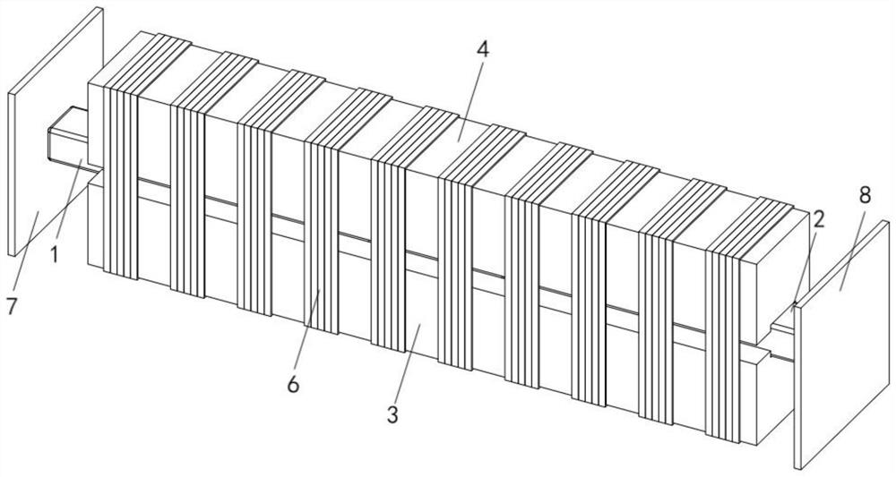 Novel self-resetting energy dissipation support based on large-strain FRP