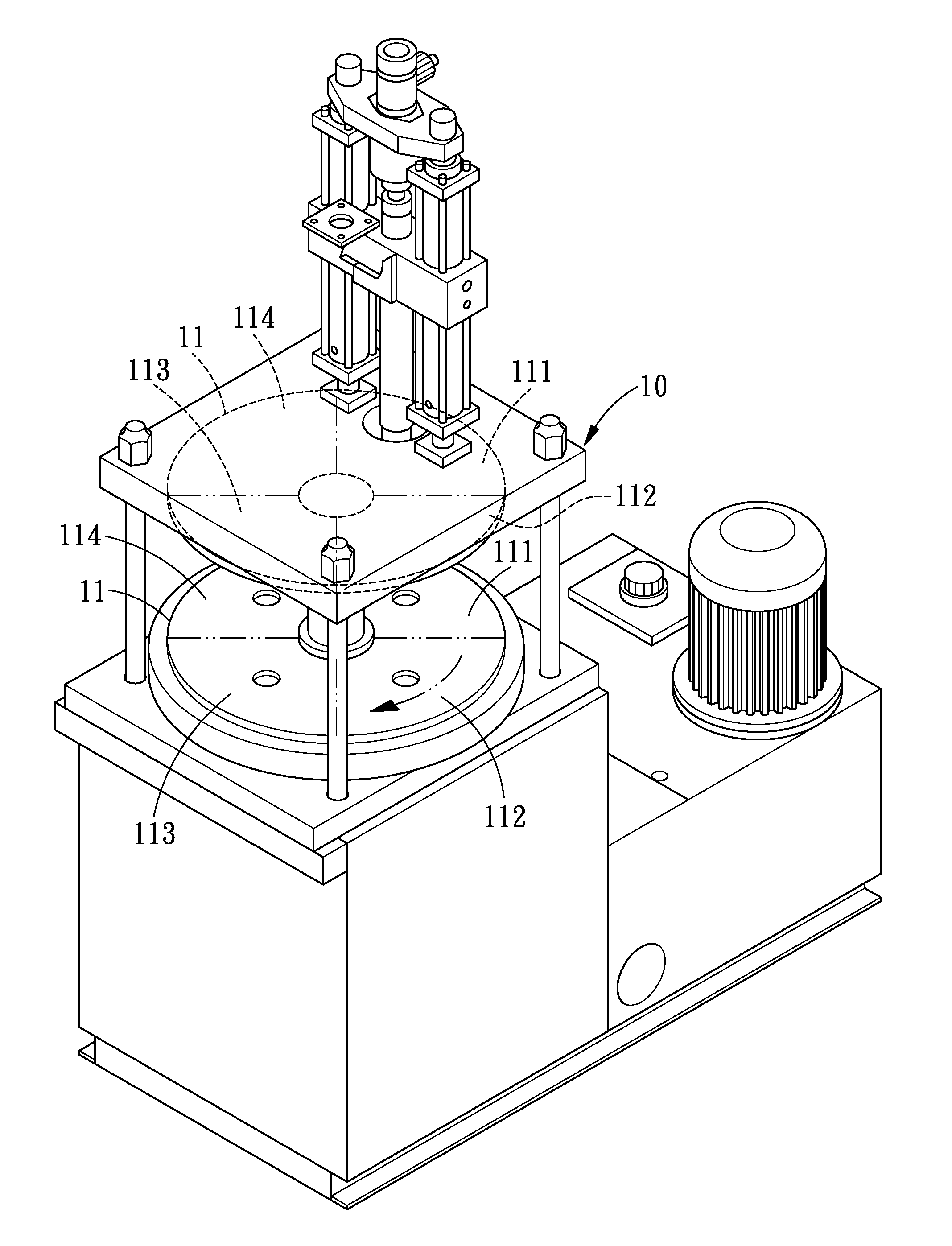 Processing method for in-mold coating integrative system