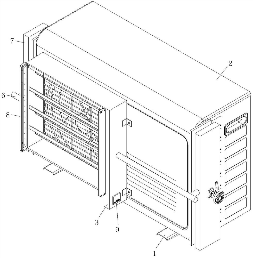 Intelligent air conditioner outdoor unit protection cover