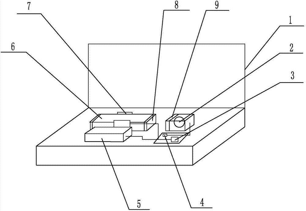 SF6 gas decomposed product detection device and method based on photoacoustic spectrometry technology