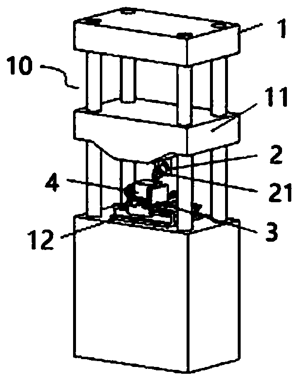 Method for establishing rock milling force model and rock milling test device