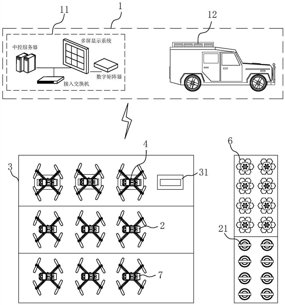 Water area algae monitoring, algal inhibition and oxygenation integrated management system and management method