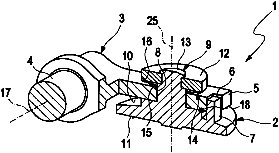 Adjusting device for a turbocharger, and turbocharger