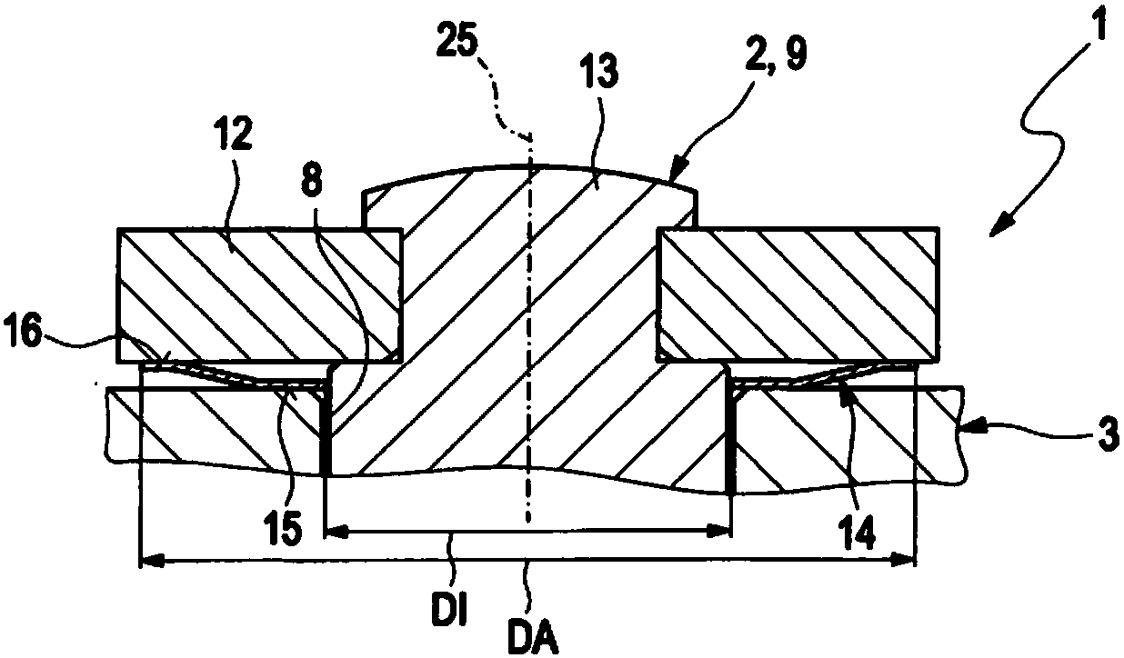 Adjusting device for a turbocharger, and turbocharger