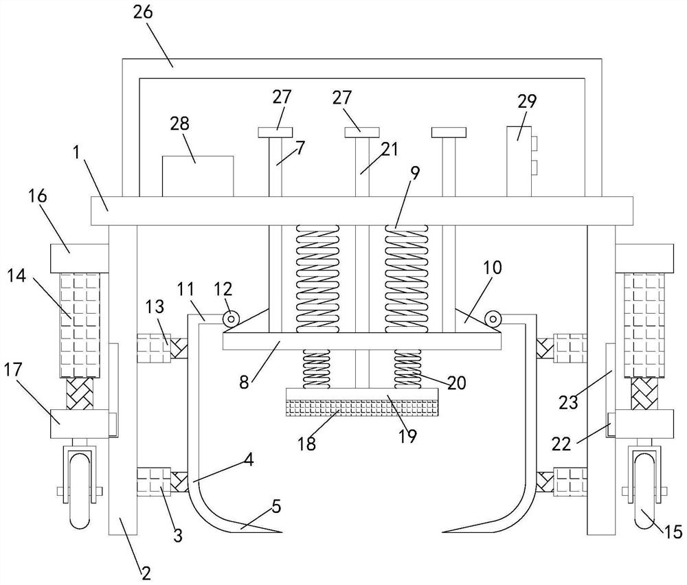 Carrying device for hydraulic engineering pile foundation construction