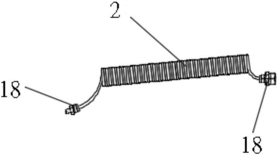 Oxygen pipeline transmission system for quickly improving local oxygen concentration