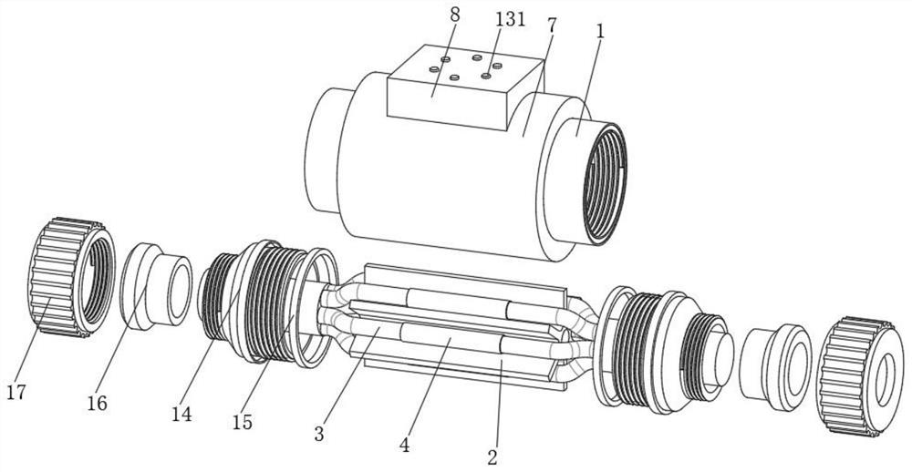 Cable joint with fault sensing structure and fault sensing system of cable joint