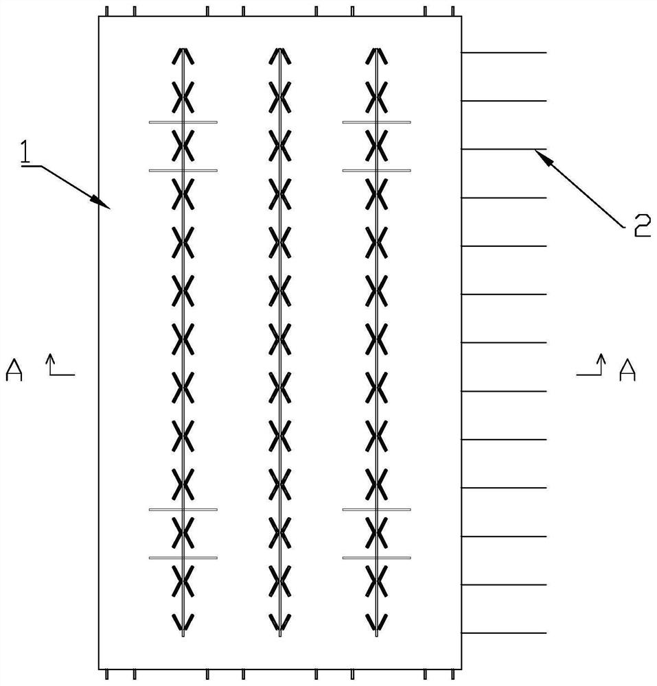 Prefabricated one-way laminated slab abutted seam reinforcing structure