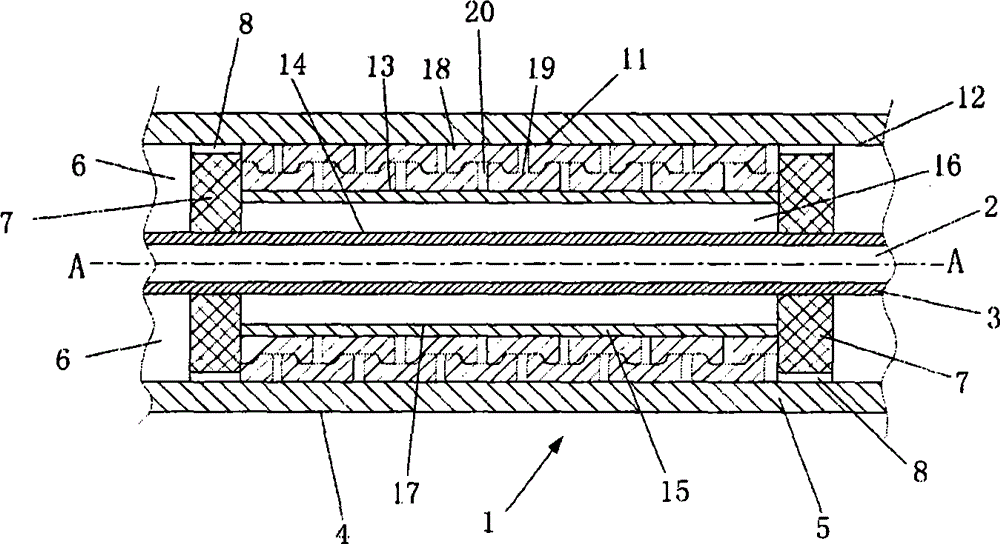 Deepwater pipe-in-pipe buckle arrestor based on C-shaped section deformation elements