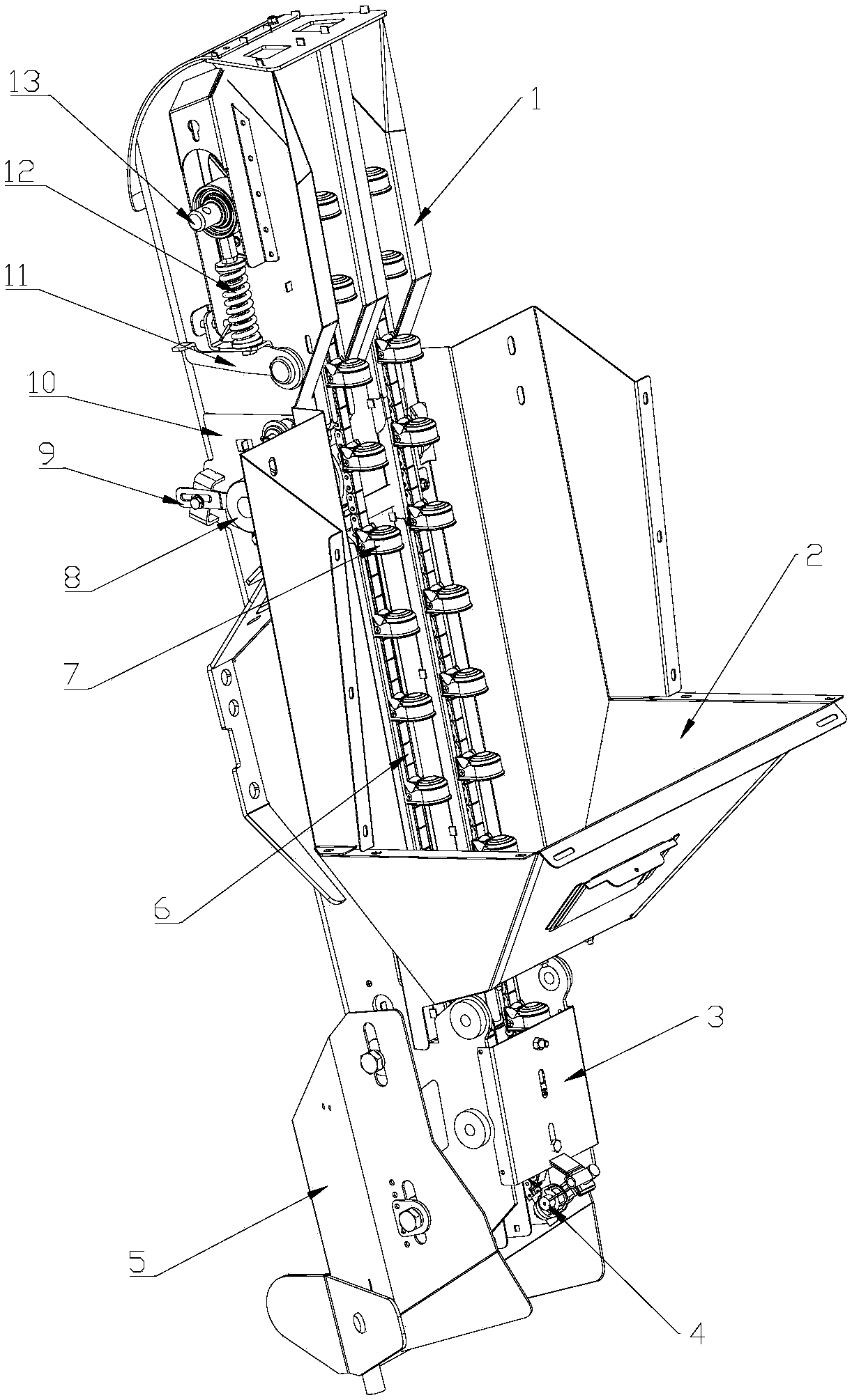 Seed cylinder assembly structure for miniature potato seeder